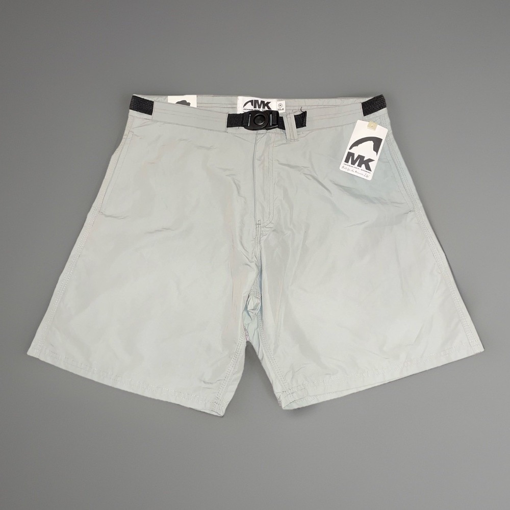 Mountain Khakis W/ Belt Olive Green Active Mens Lightweight Shorts - Size 35